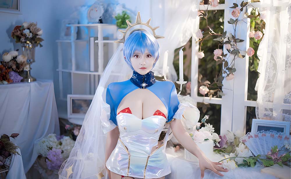 虎牙古阿扎 – 凌波丽 Cosplay-第1张