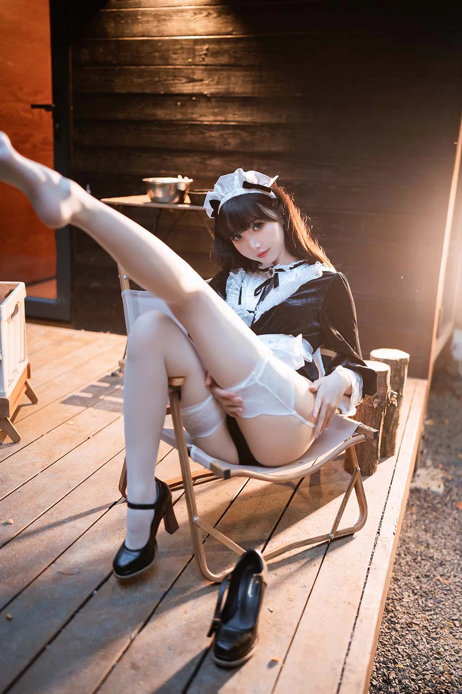 面饼仙儿 – 木屋女仆 Cosplay-第1张