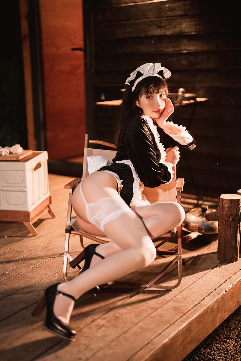 面饼仙儿 – 木屋女仆 Cosplay-第2张