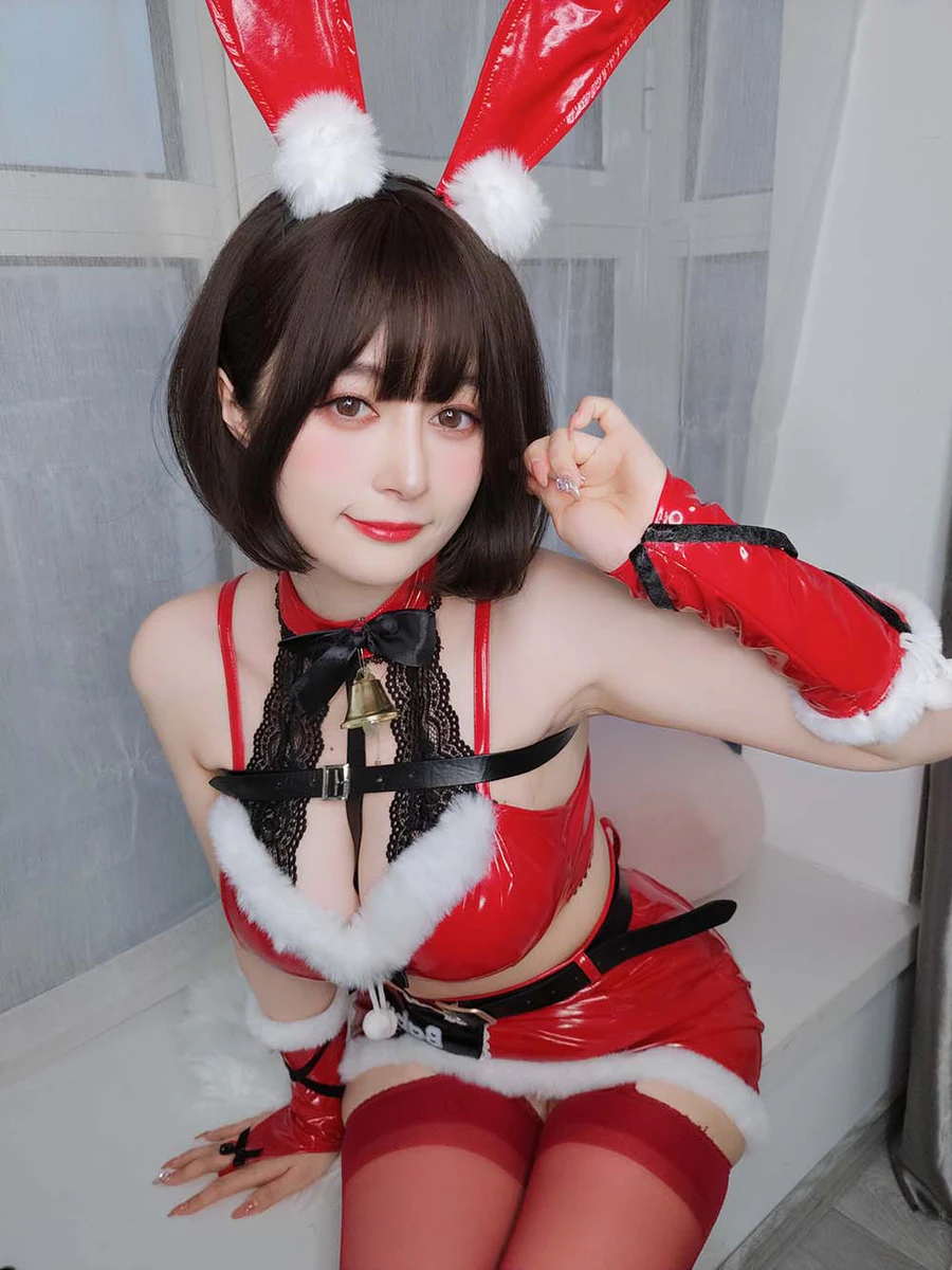 白银 – Christmas Bunny Cosplay-第1张