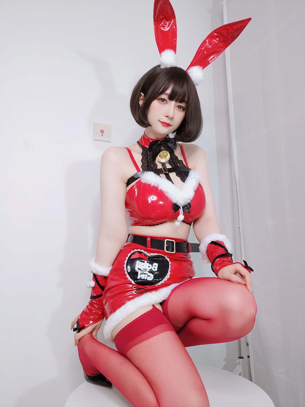白银 – Christmas Bunny Cosplay-第2张