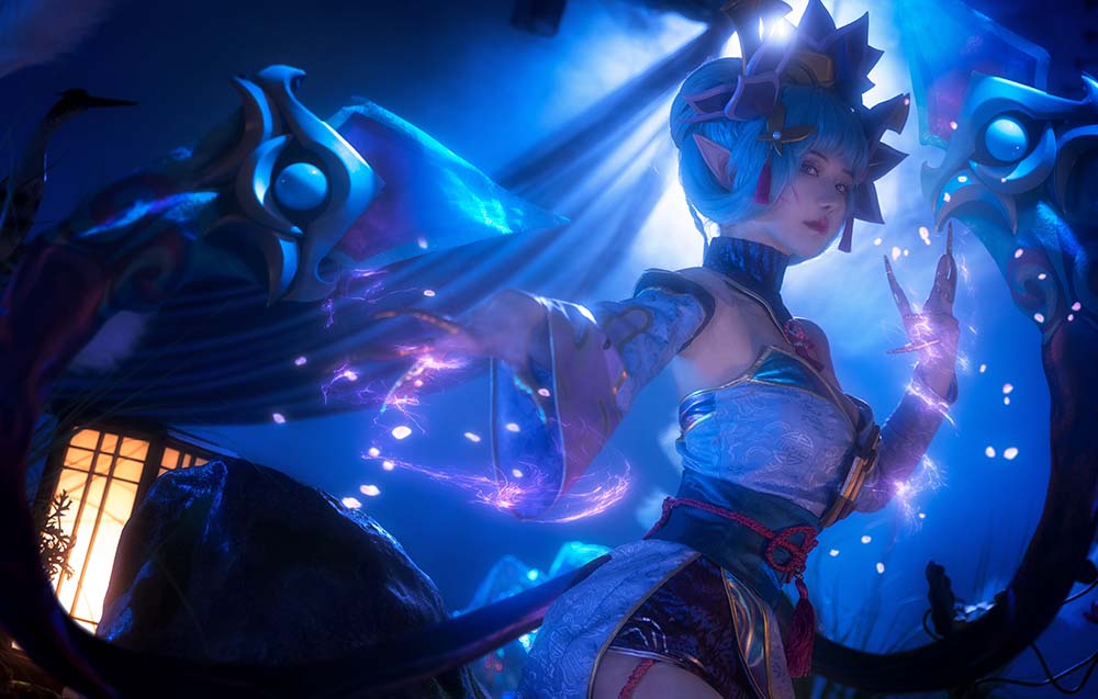 露兒大魔王 – 伊芙琳 Cosplay-第1张