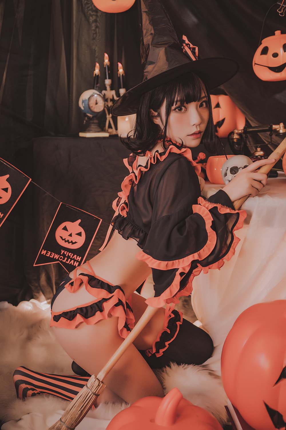 白易子教主 – 万圣节魔女 Cosplay-第2张