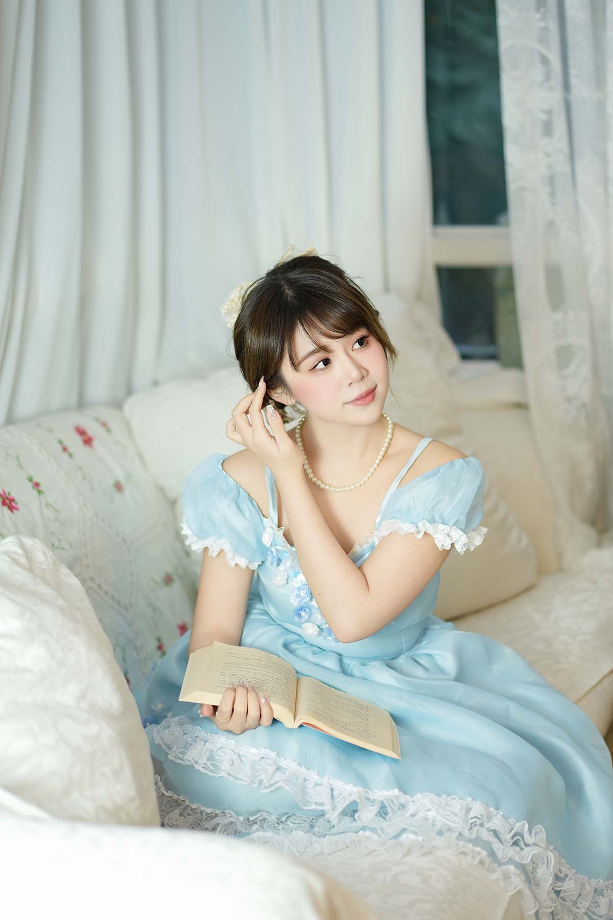 [YITUYU艺图语]2024.03.02 蓝色系公主 泡芙小方 YITUYU艺图语-第1张