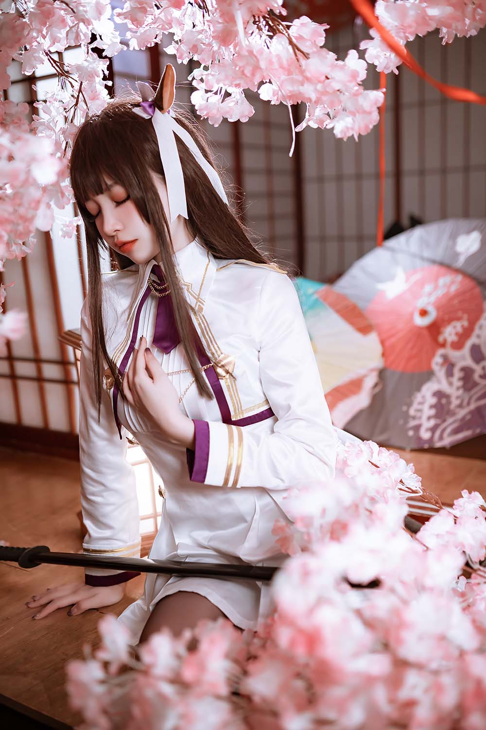 二佐Nisa – 碧蓝樫野 Cosplay-第1张