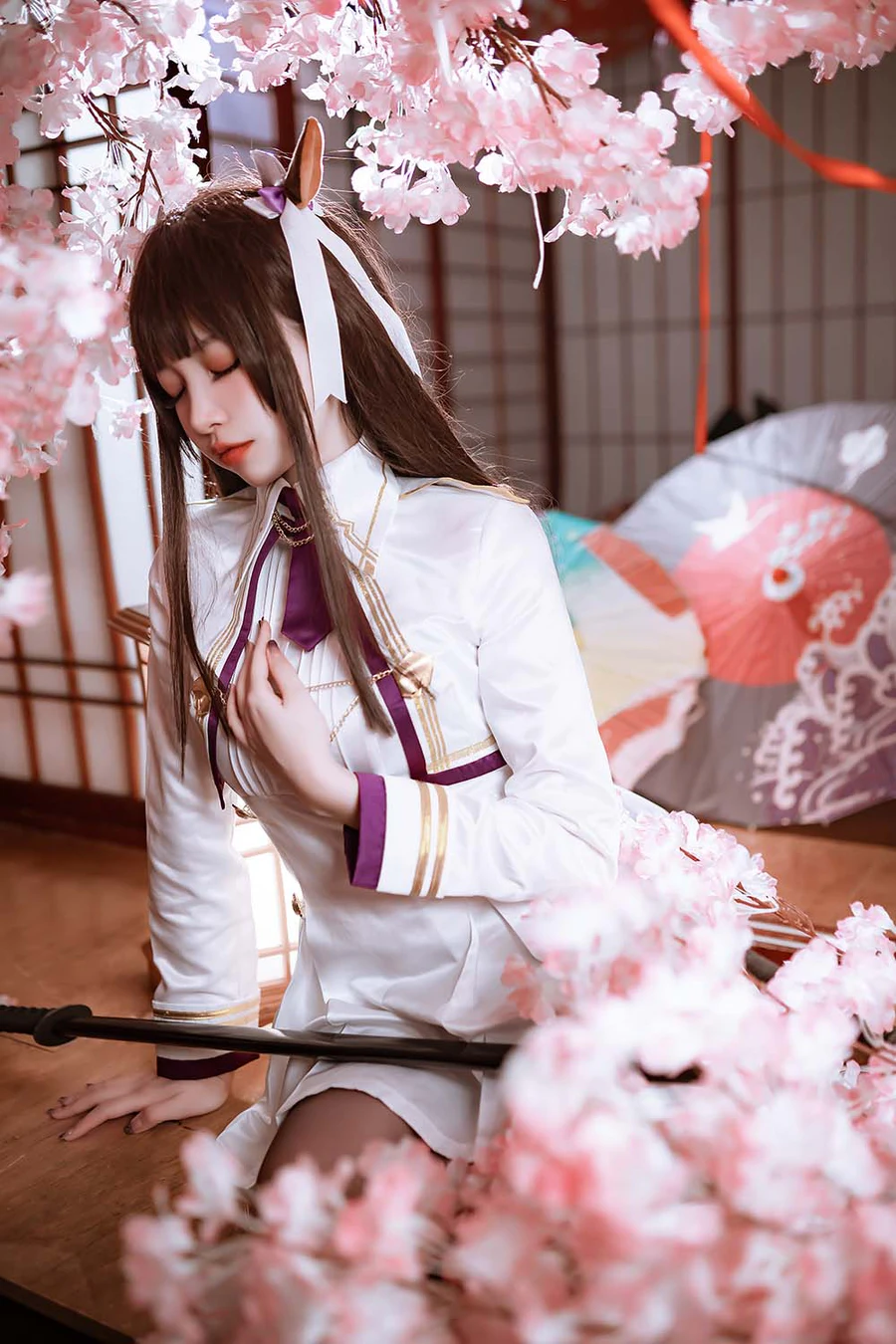 二佐Nisa – 碧蓝樫野 Cosplay-第1张