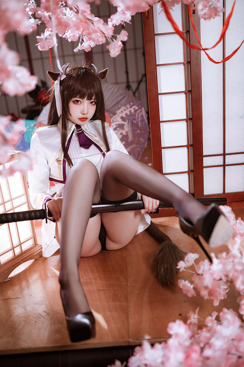 二佐Nisa – 碧蓝樫野 Cosplay-第2张