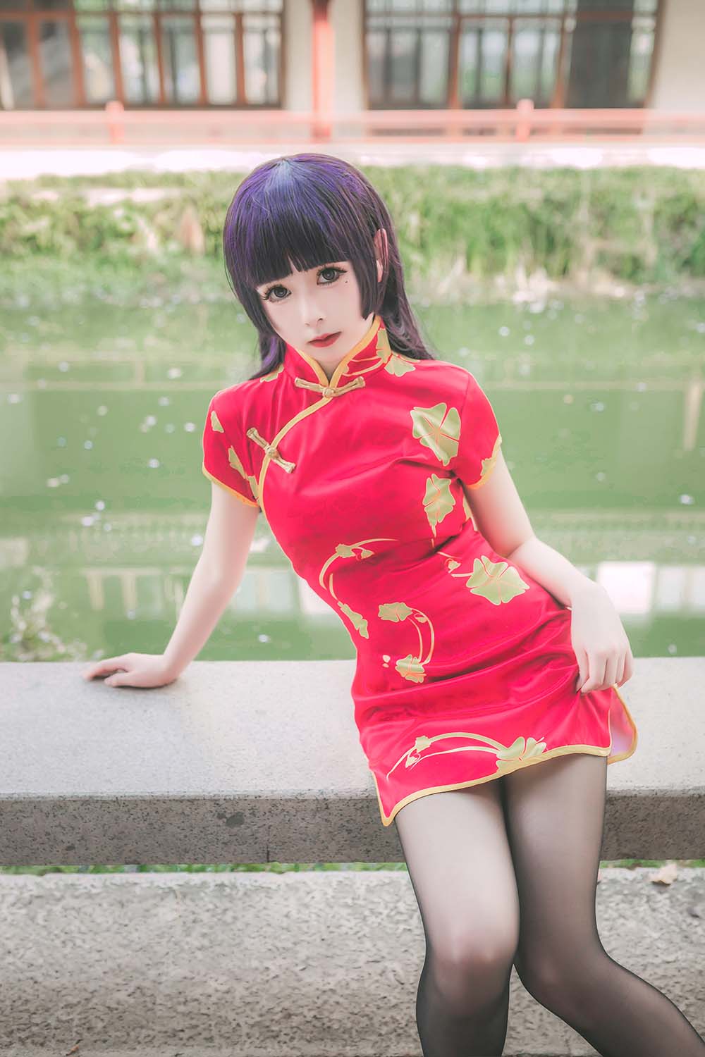 巧克力小圆面包 – 五更琉璃 新春旗袍 Cosplay-第2张
