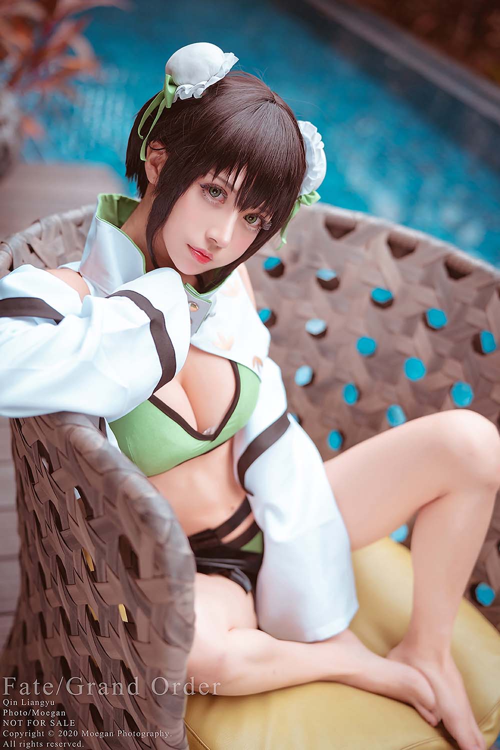 沖田凜花Rinka – 秦良玉水着ver Cosplay-第1张