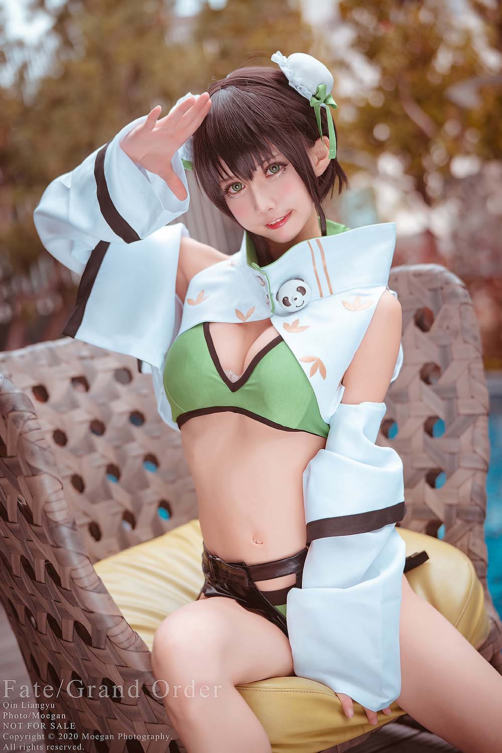 沖田凜花Rinka – 秦良玉水着ver Cosplay-第2张