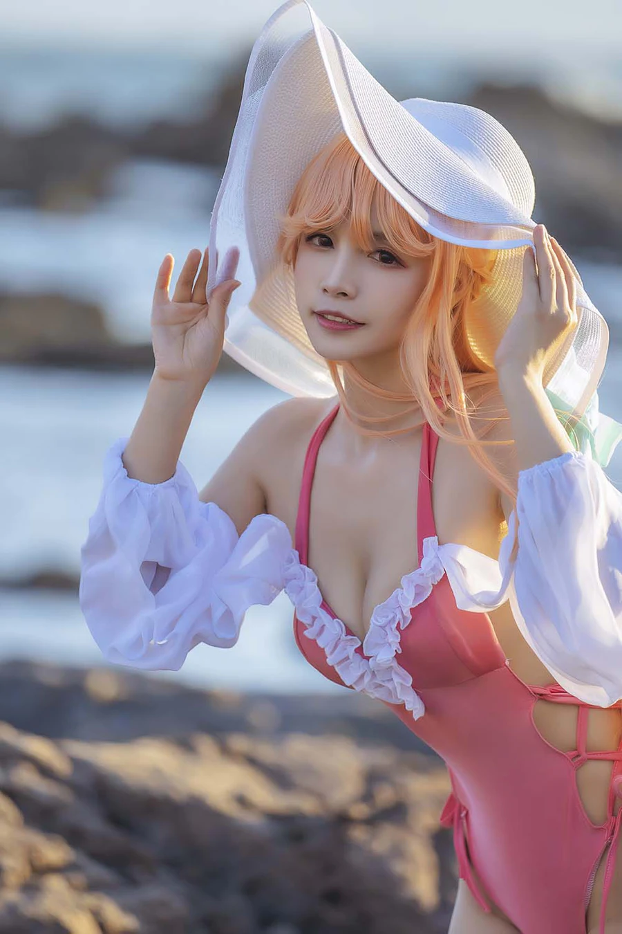 Neko-薇薇 – 黎塞留泳装 Cosplay-第1张