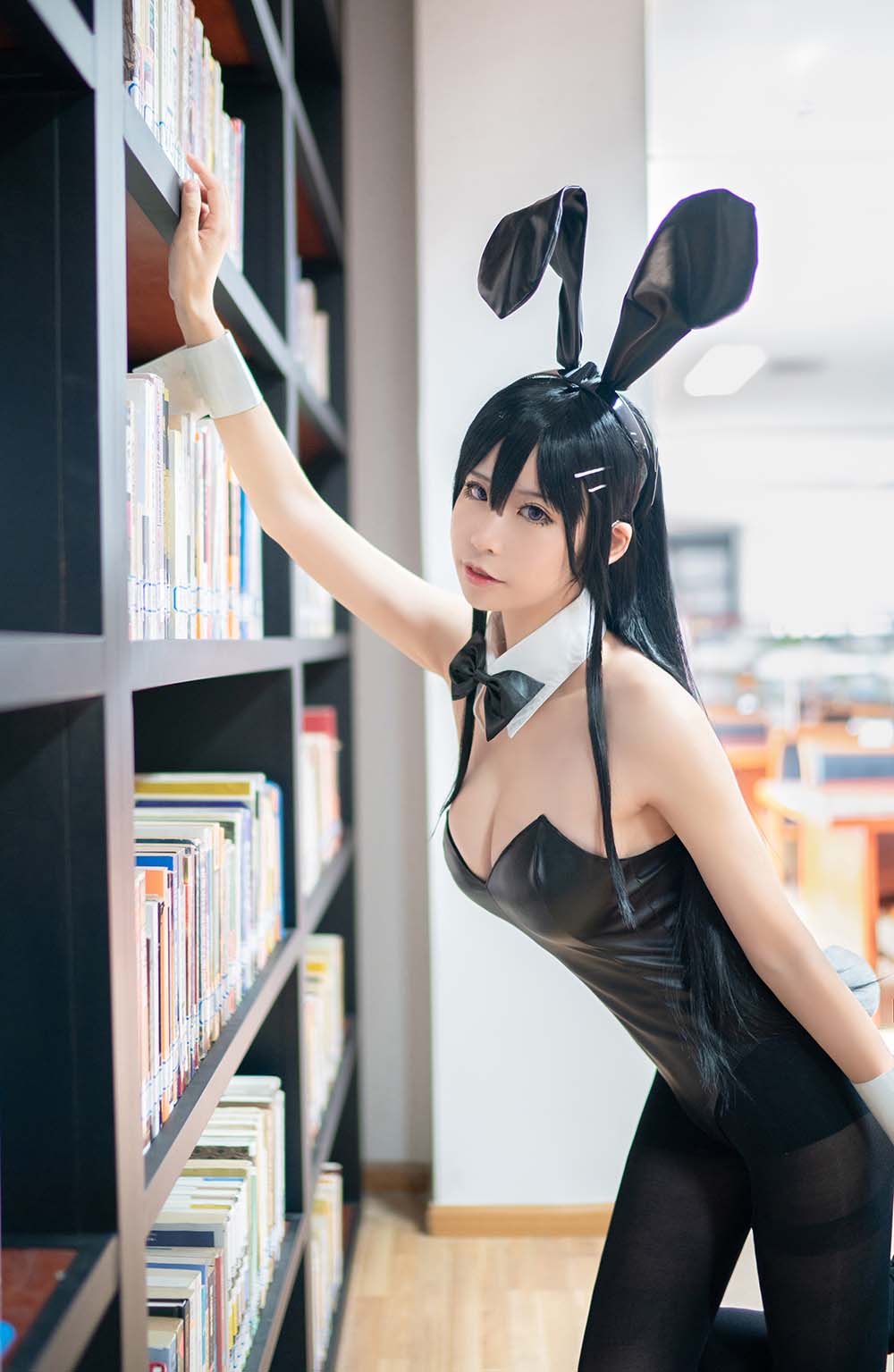 爱老师_PhD – 兔女郎学姐 Cosplay-第1张