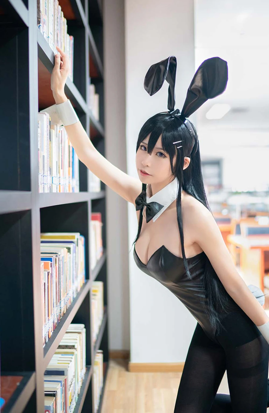 爱老师_PhD – 兔女郎学姐 Cosplay-第1张