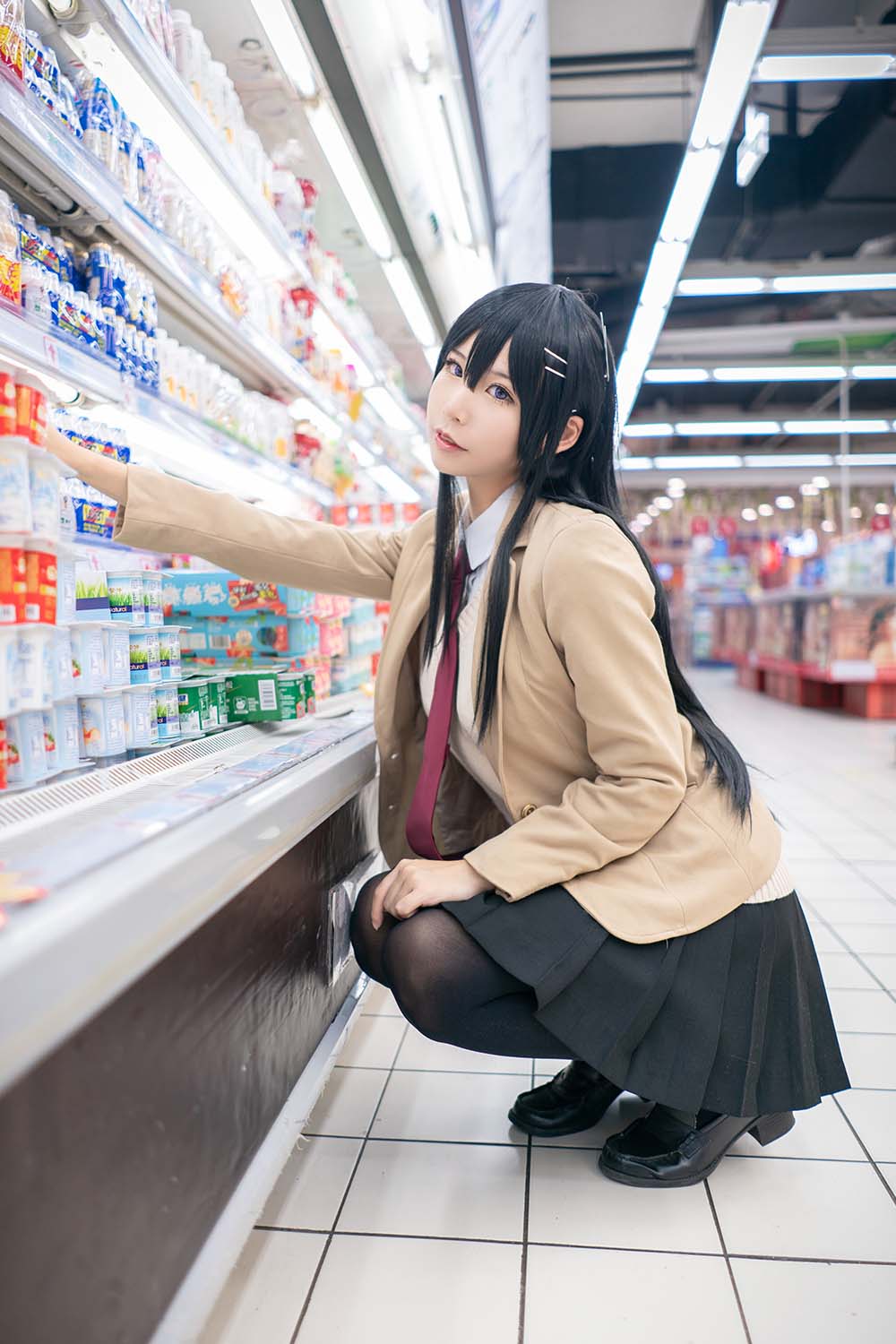 爱老师_PhD – 兔女郎学姐 Cosplay-第2张