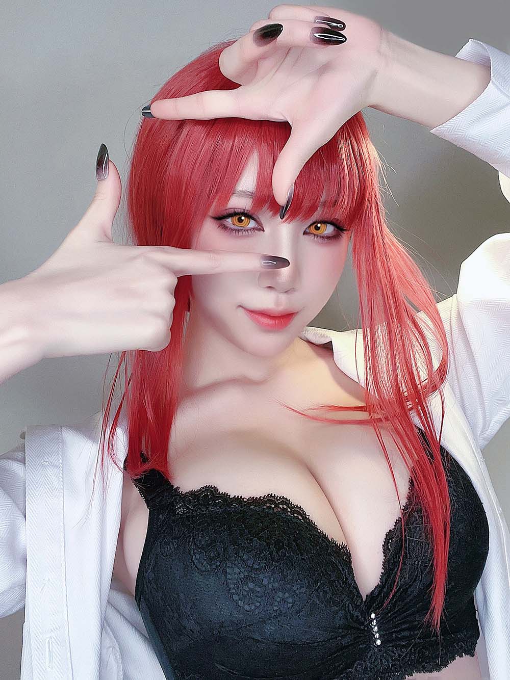 水淼aqua – マキマ Cosplay-第1张
