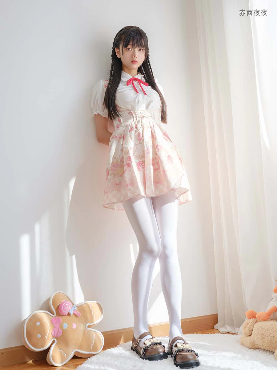 柴系小乖(稚乖画册) – 夜夜 白丝JK Cosplay-第2张