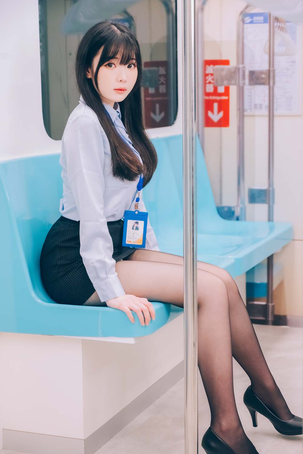 霜月shimo – Tokimeki Metro Cosplay-第1张
