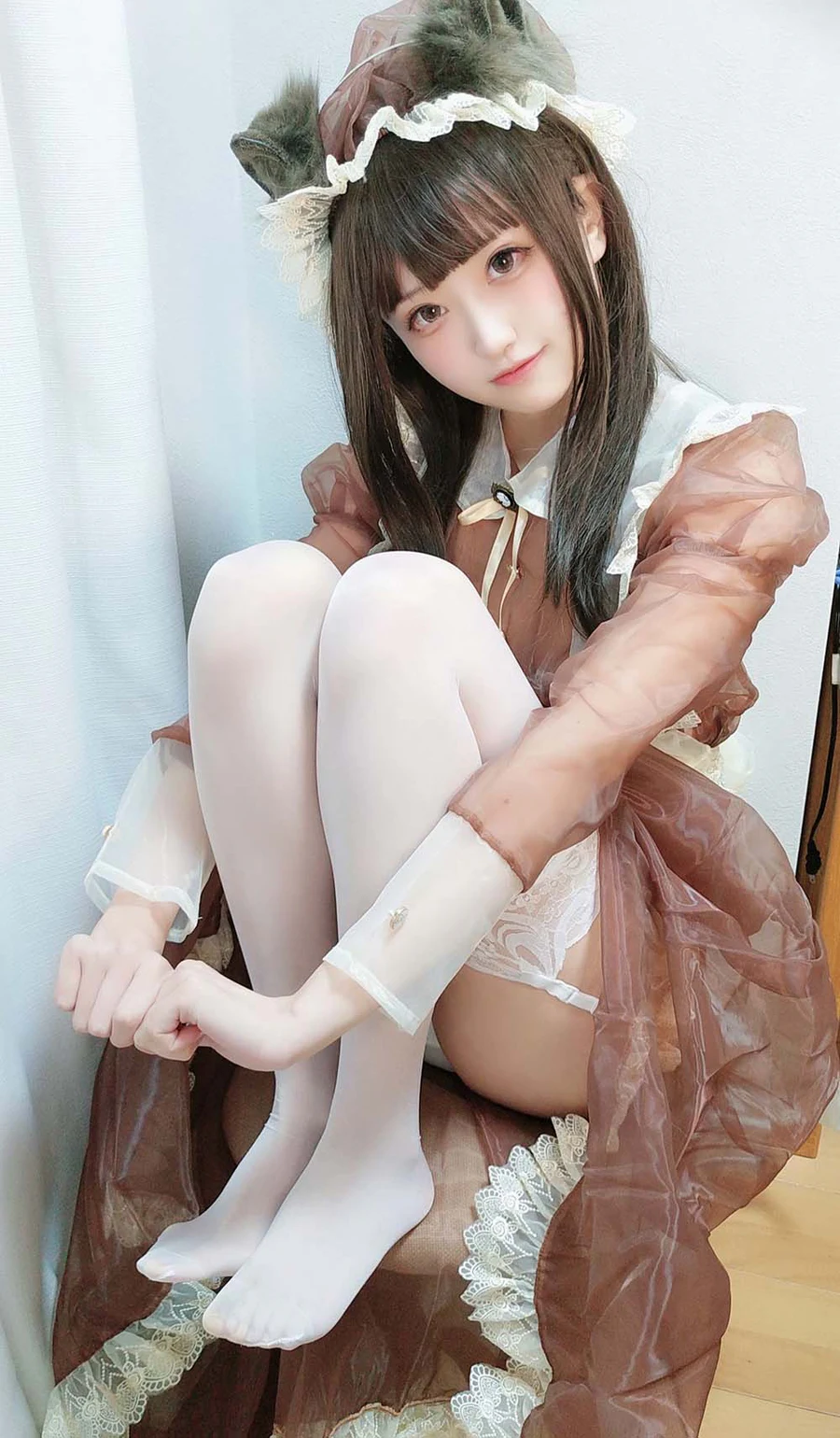 千阳(ちよ) – 女仆 Cosplay-第1张