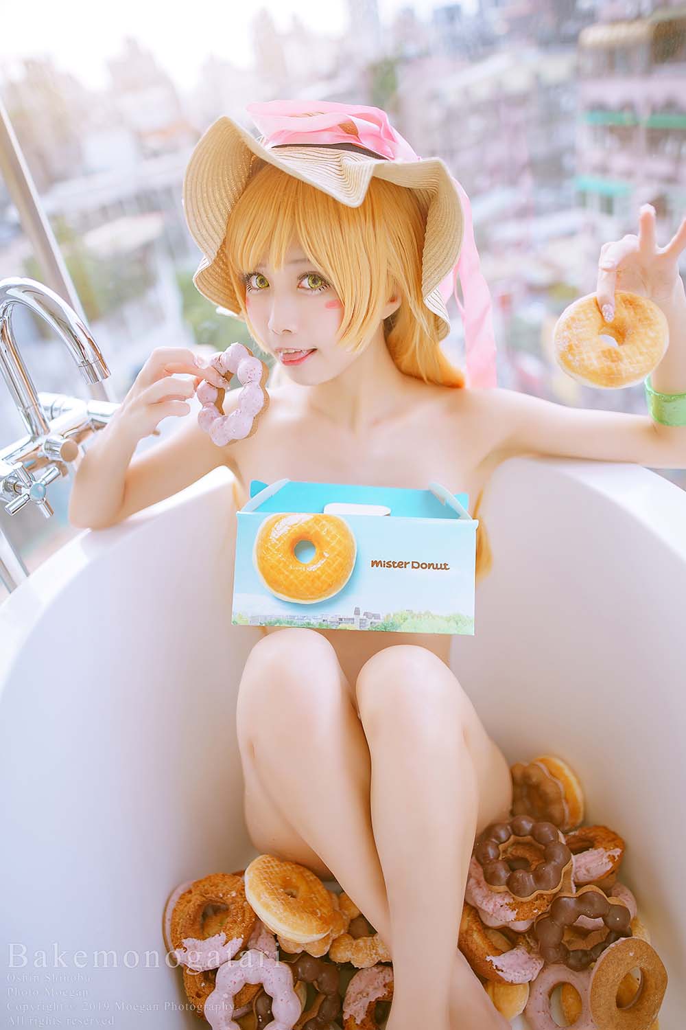 沖田凜花Rinka – 忍野忍ドーナツのお風呂 ver Cosplay-第1张