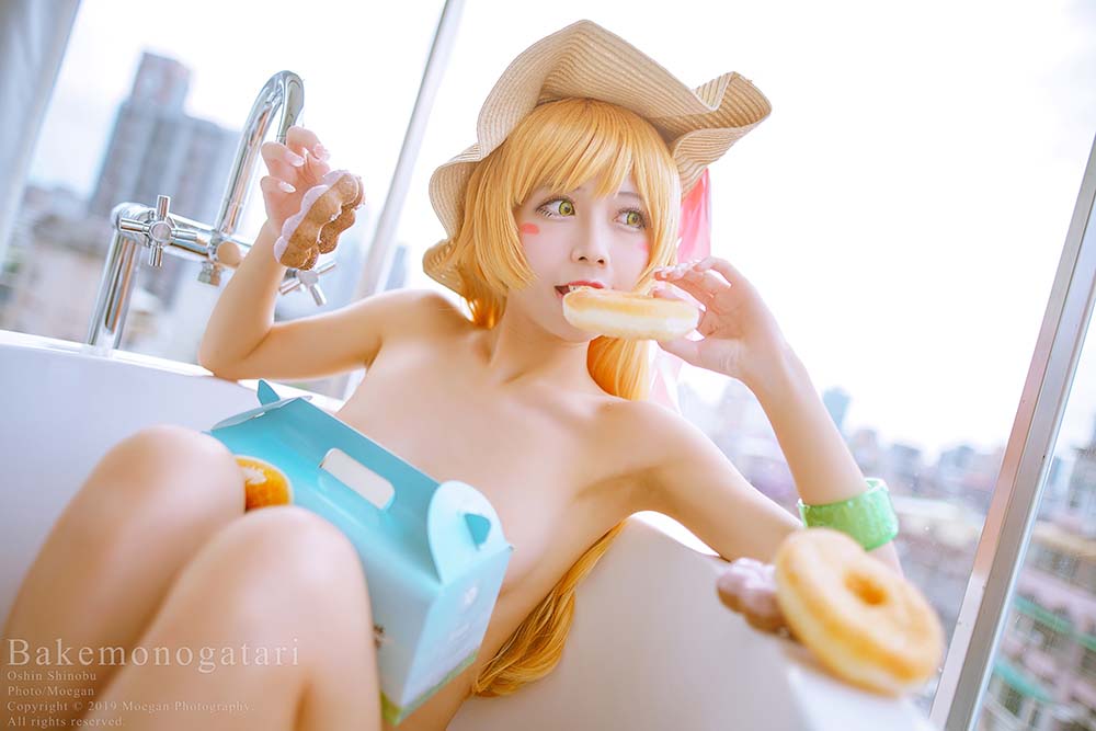 沖田凜花Rinka – 忍野忍ドーナツのお風呂 ver Cosplay-第2张