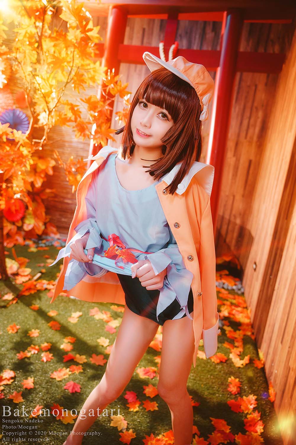 沖田凜花Rinka – 千石撫子 (化物語) Cosplay-第1张