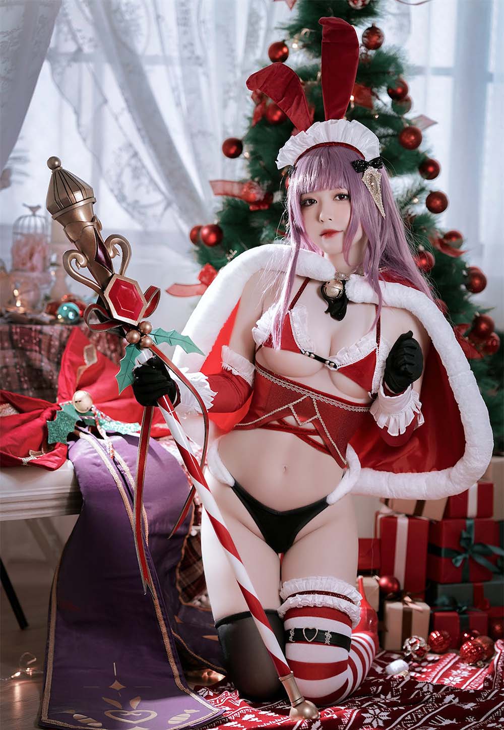 半半子 – 圣诞艾可 Cosplay-第1张