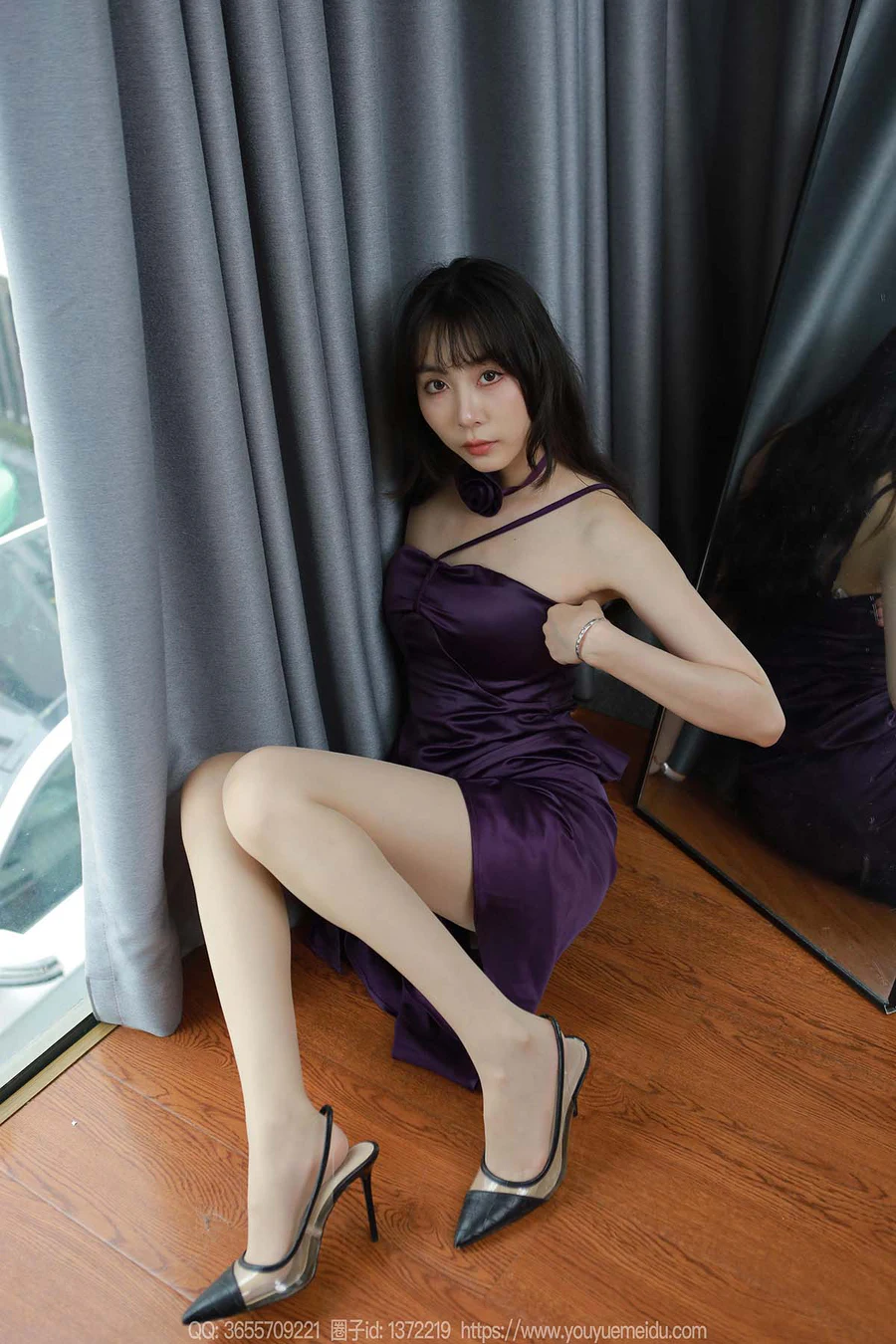 [IESS异思趣向] 2024.04.23 丝享家1723：团团《紫色韵味》 IESS异思趣向-第2张