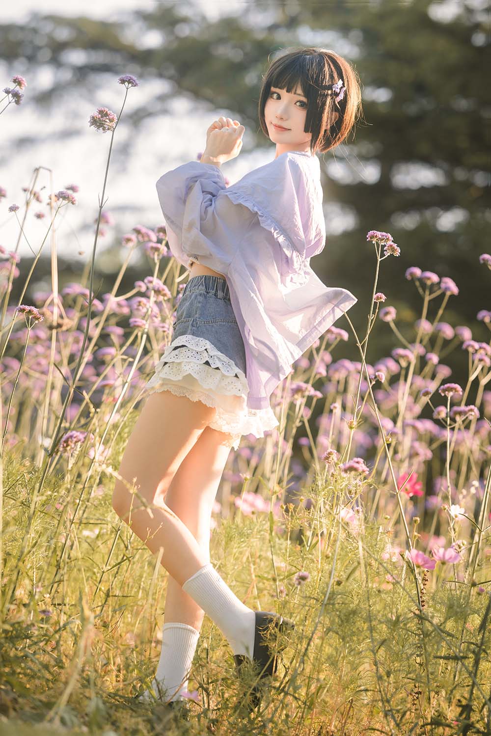 花柒Hana – 马鞭草 Cosplay-第1张