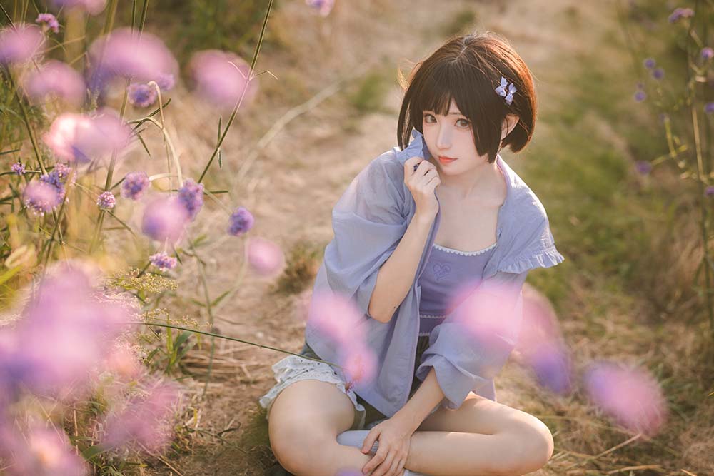 花柒Hana – 马鞭草 Cosplay-第2张