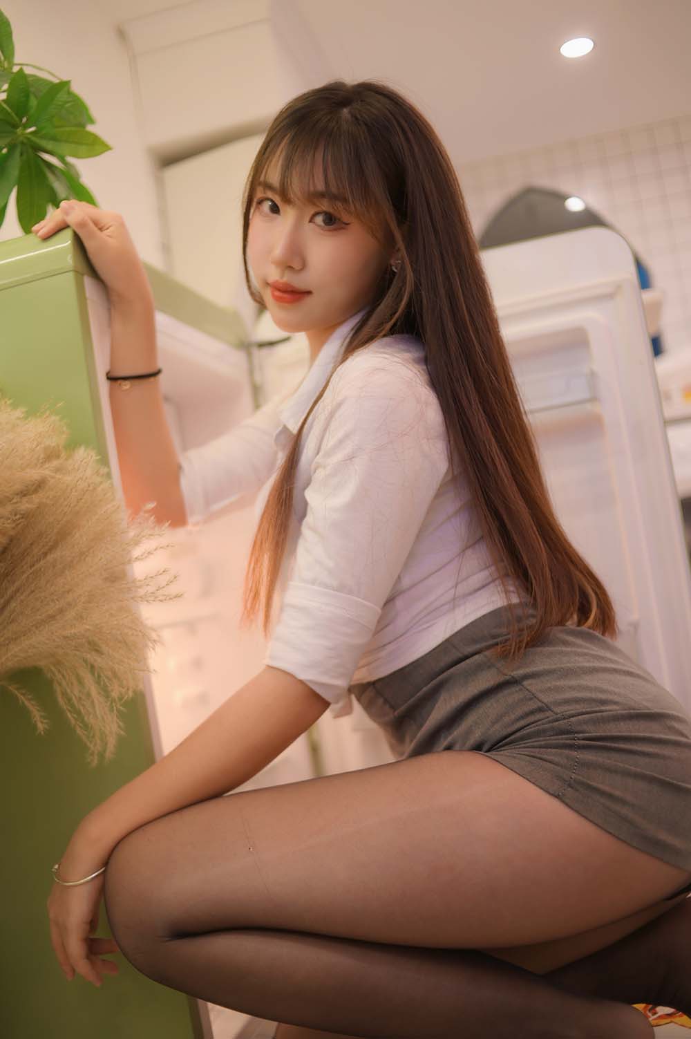 陶可爱 – 制服诱惑 Cosplay-第1张