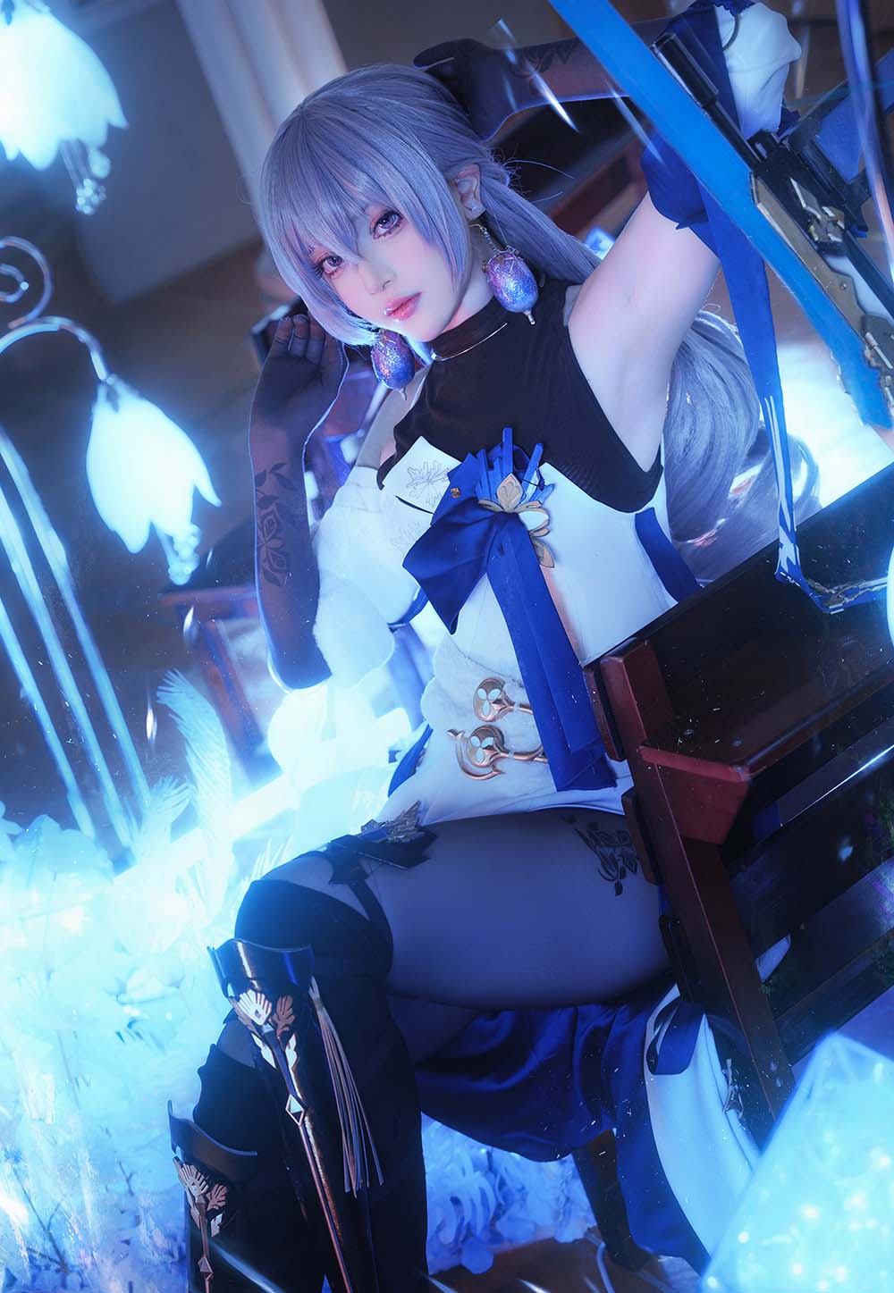 黑龙贯通 – 布洛妮娅 Cosplay-第2张