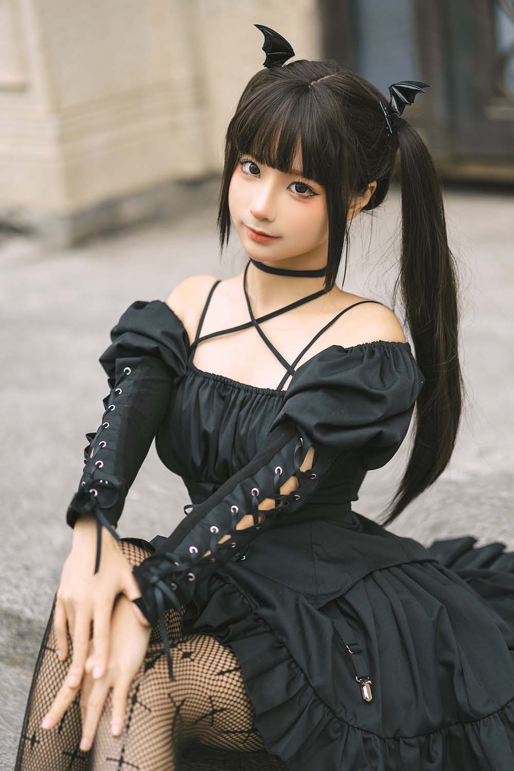 蠢沫沫 – 双马尾小恶魔 Cosplay-第1张