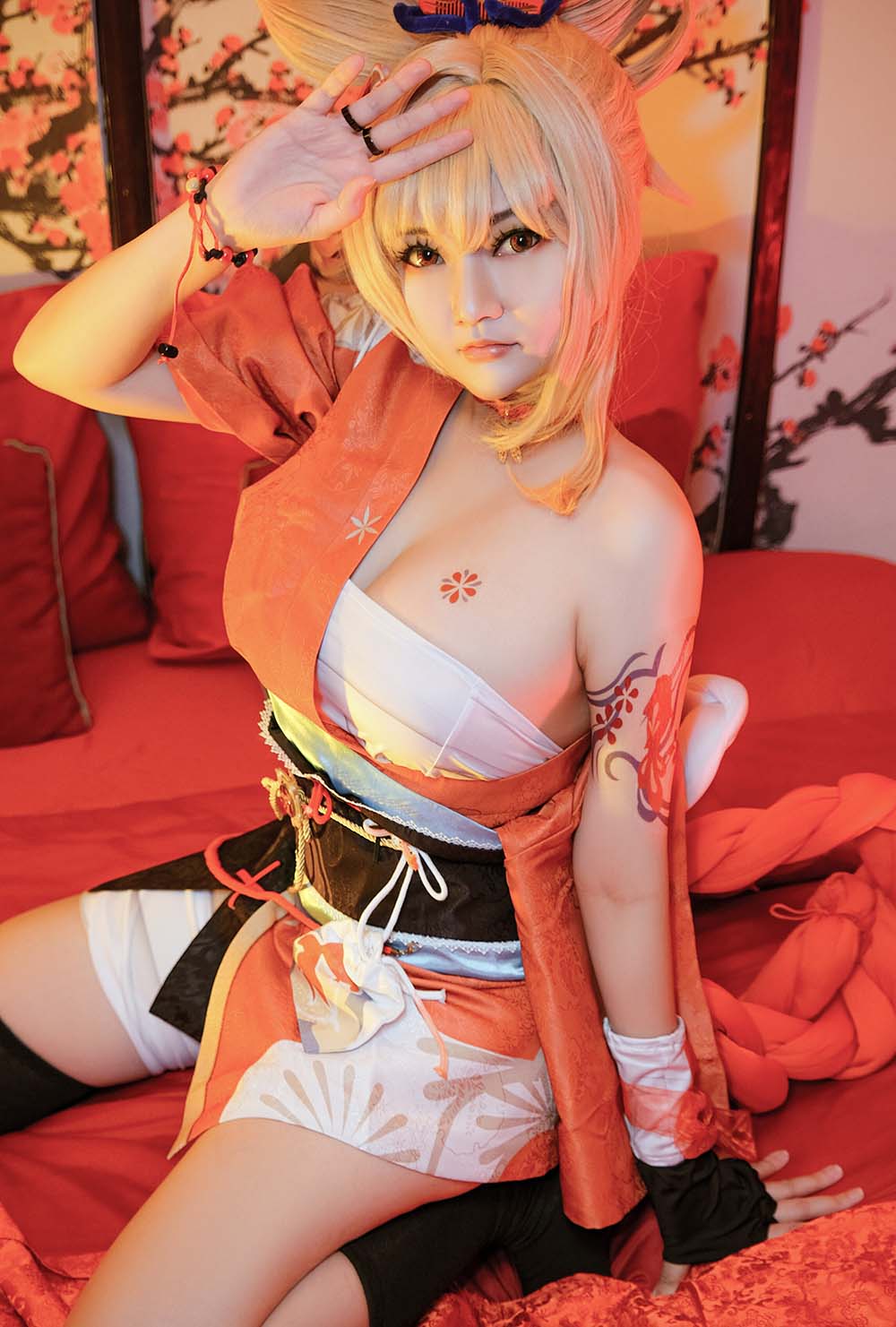 Potato Godzilla – Yoimiya Cosplay-第1张