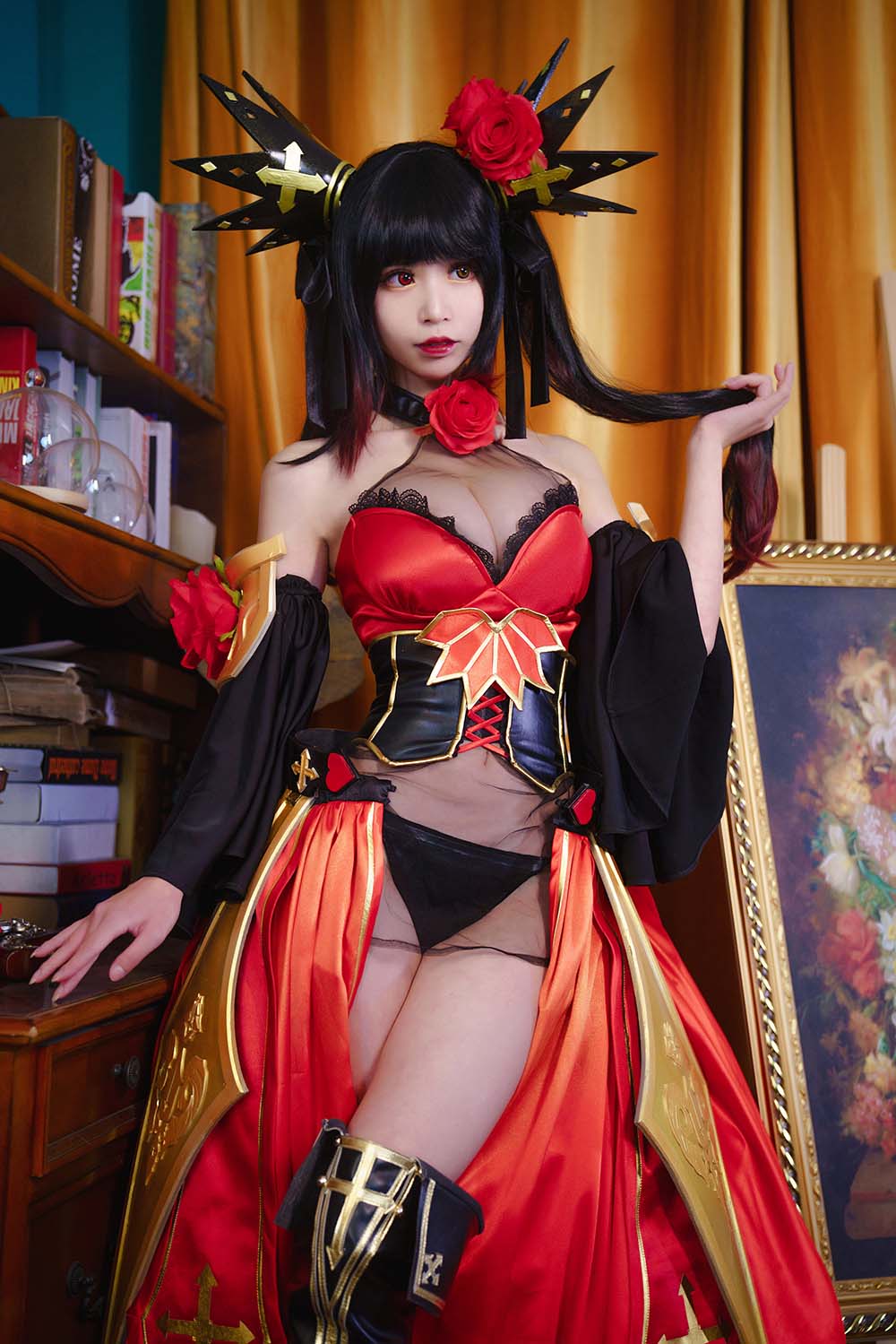 爱老师_PhD – 约会大作战 狂三新皮肤 Cosplay-第2张