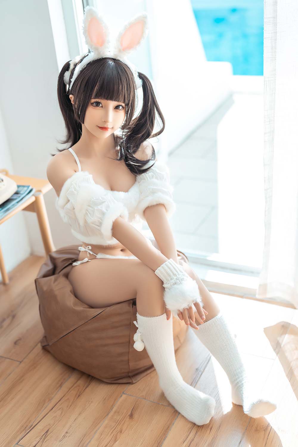蠢沫沫 – 绵绵兔 Cosplay-第1张