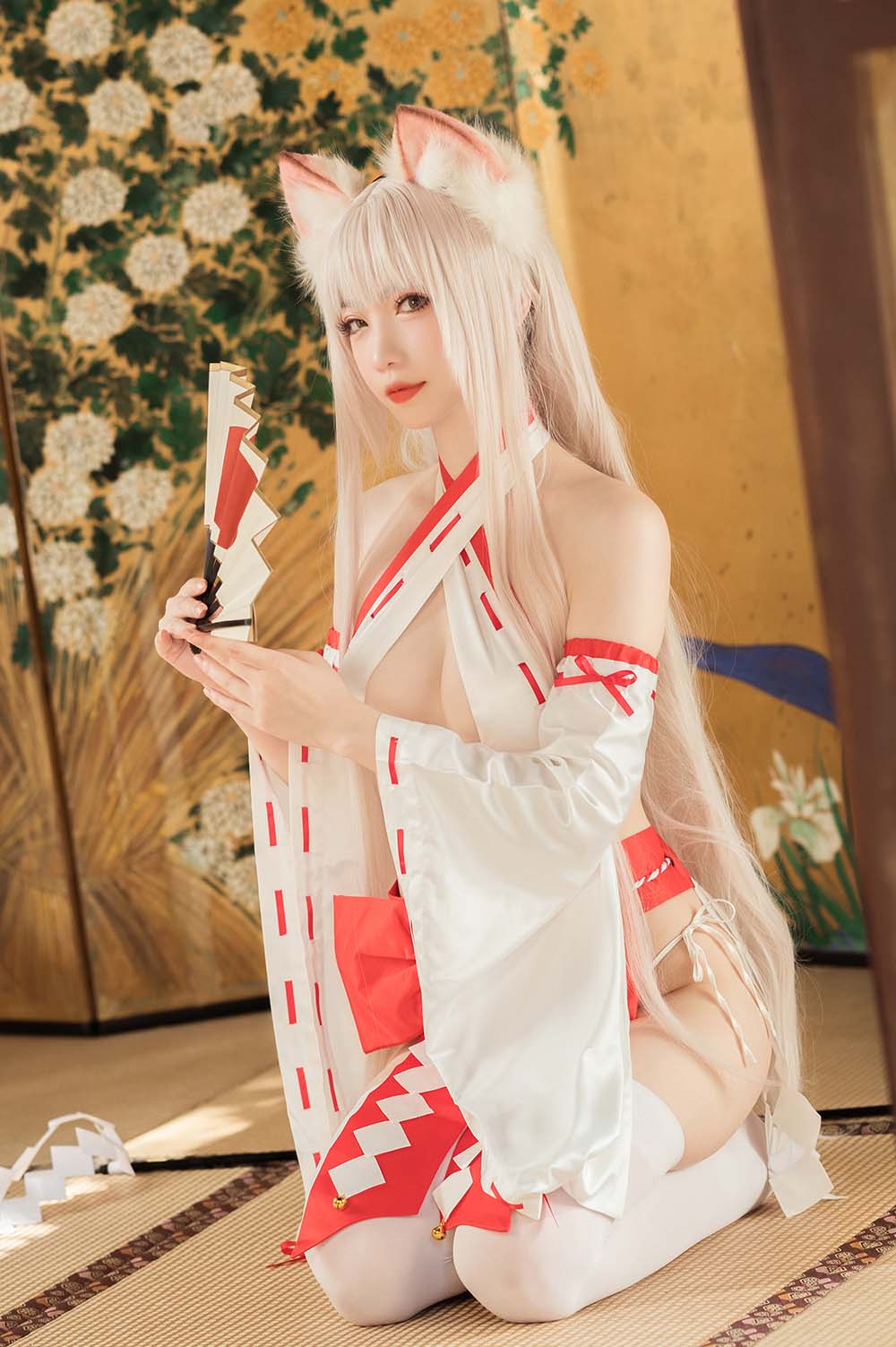 妖少you1 – 稻荷巫女 Cosplay-第2张