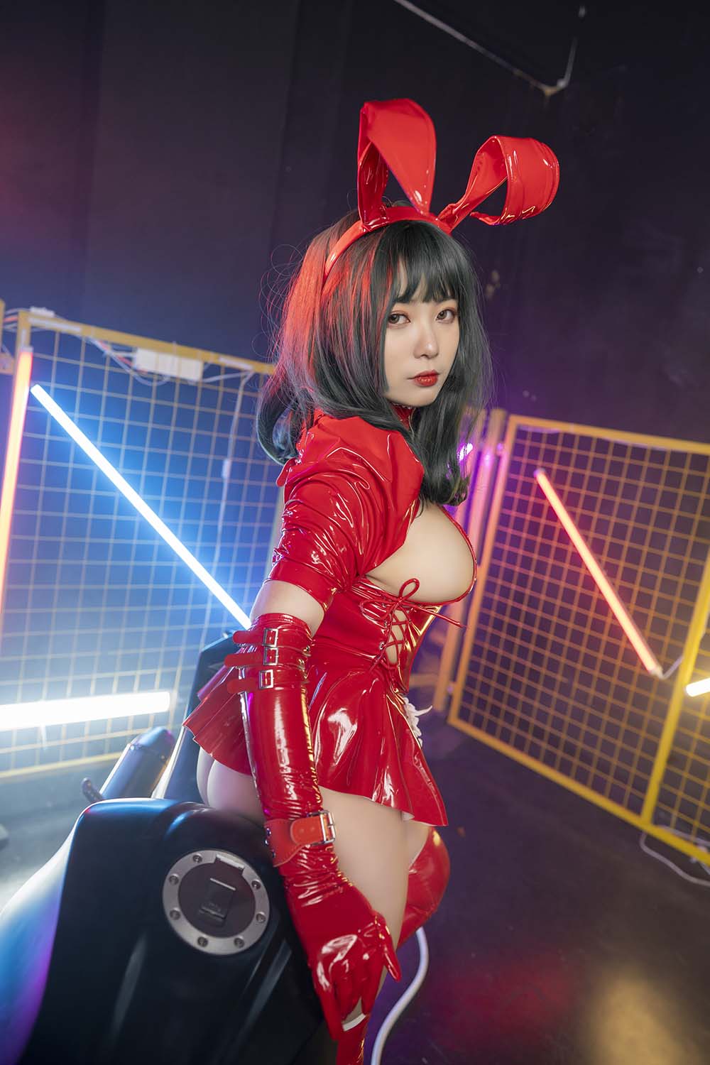 珟_珏Dita – 暗黑兔女郎 Cosplay-第2张