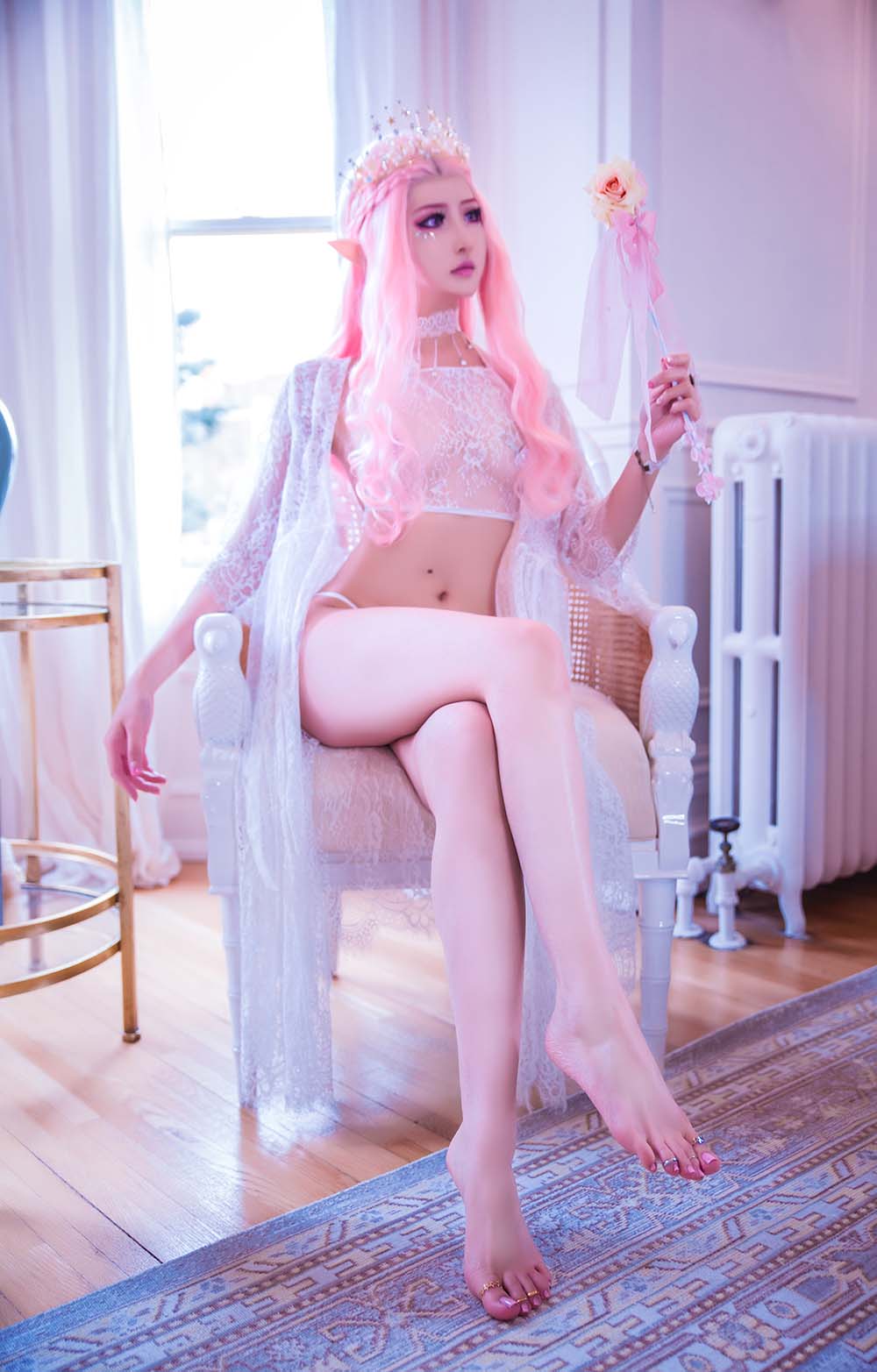 MisswarmJ – ElfQueenMeng22 vid1 Cosplay-第2张