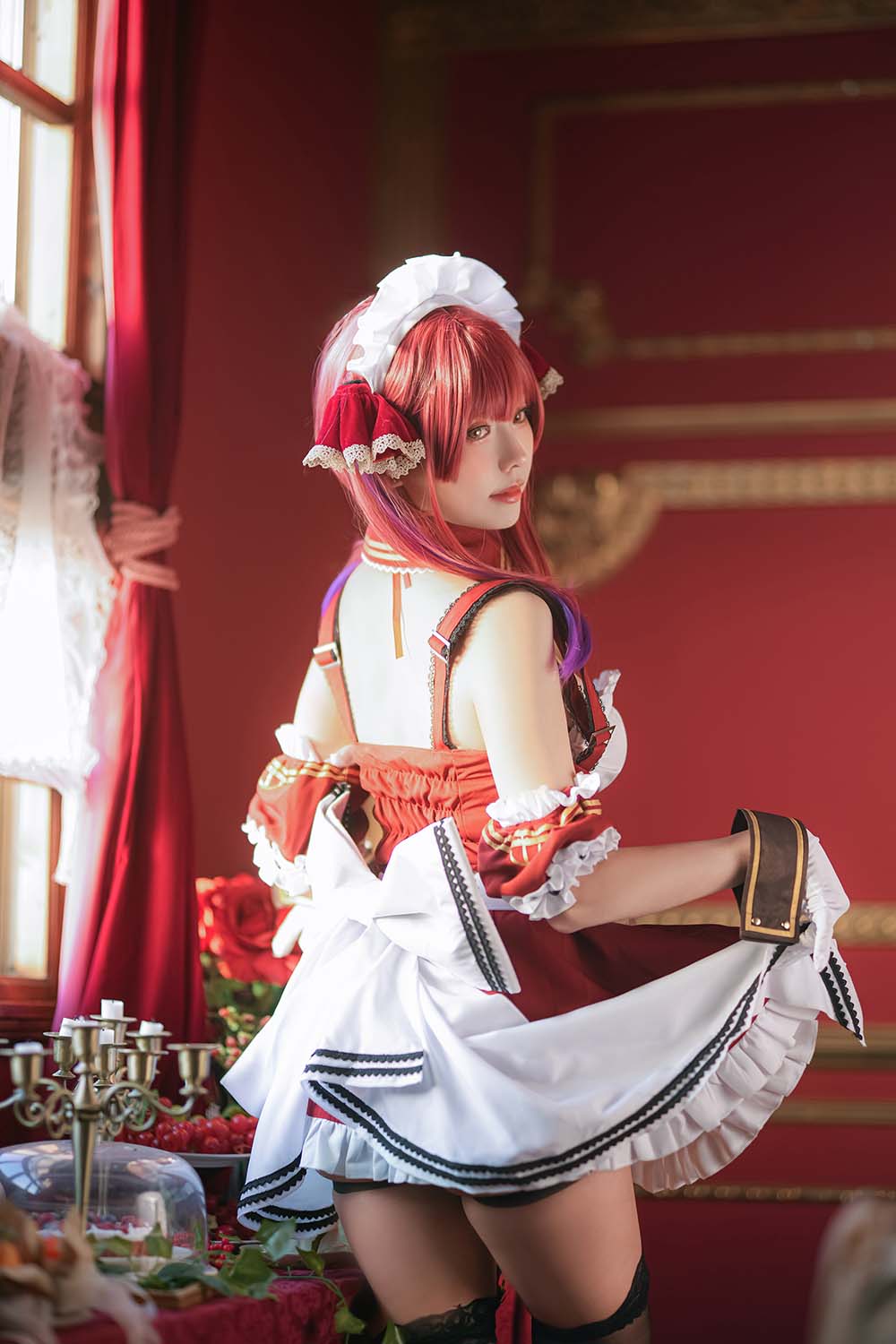 Ely_eee(ElyEE子) – B-Hoshou Marine Maid Cosplay-第2张