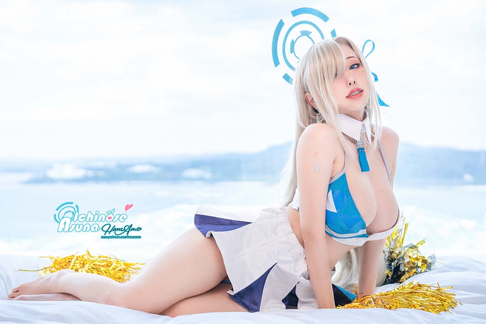 Hane Ame 雨波写真 – 一之瀨明日奈 Cheer leading Cosplay-第2张