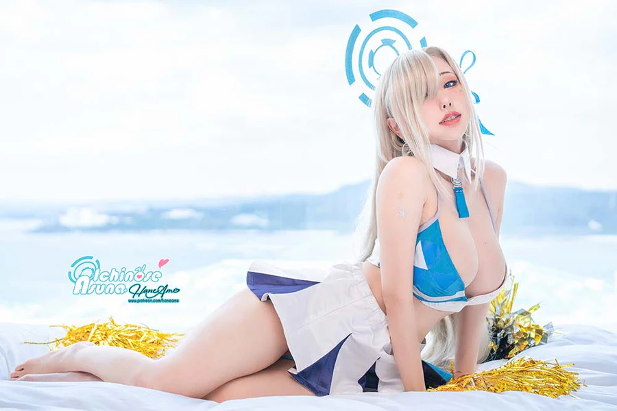 Hane Ame 雨波写真 – 一之瀨明日奈 Cheer leading Cosplay-第2张