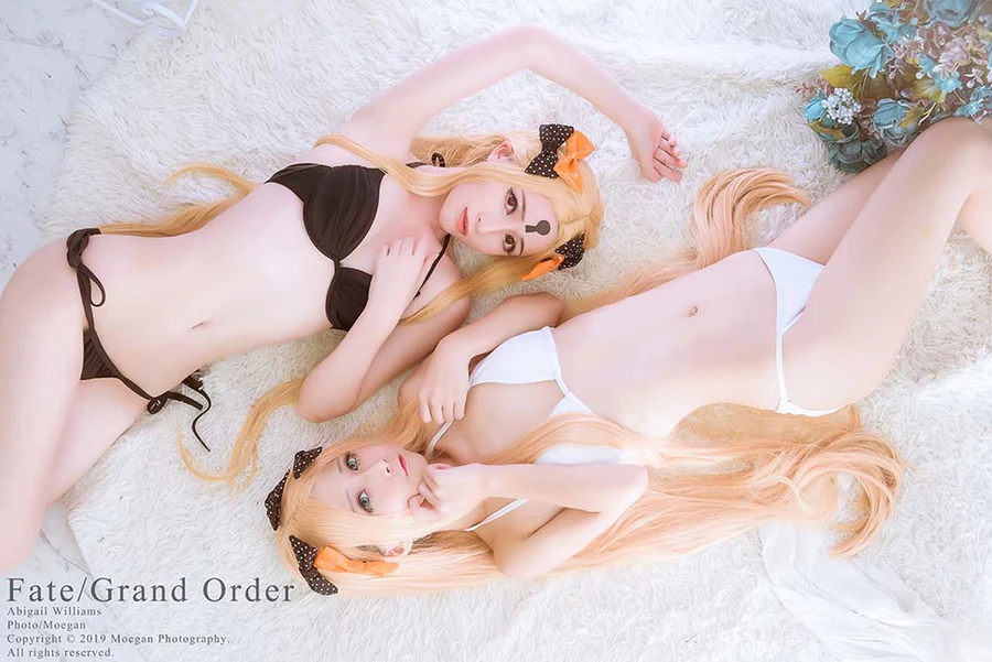 沖田凜花Rinka &Miyana咪呀 – アビゲイル･ウィリアムズ水着ver Cosplay-第2张