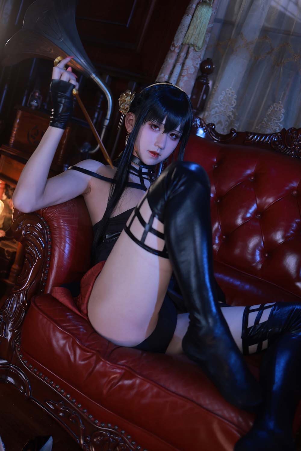 桜满三时 – 约尔礼服 Cosplay-第1张
