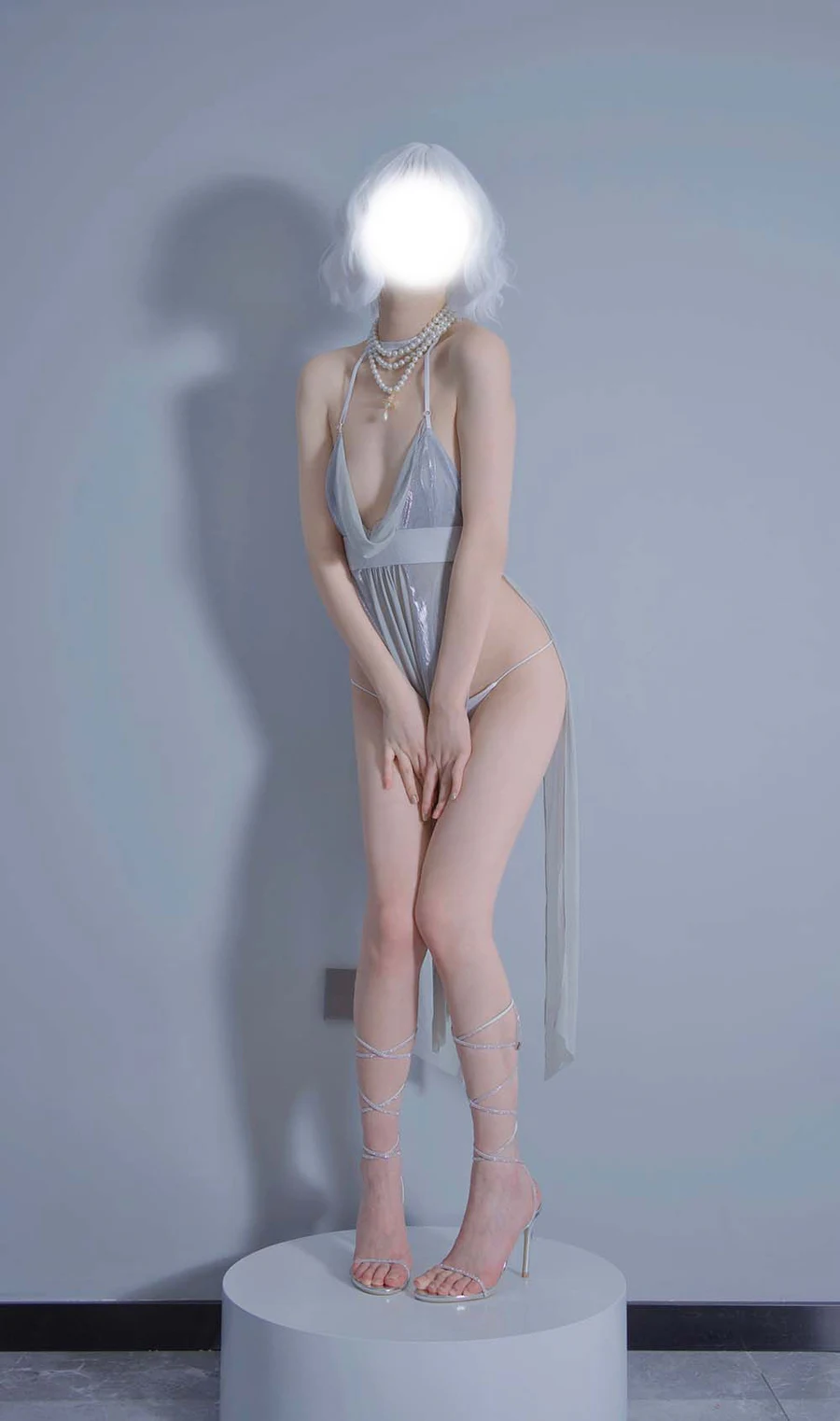 禅院熏 – 银色礼服 Cosplay-第1张