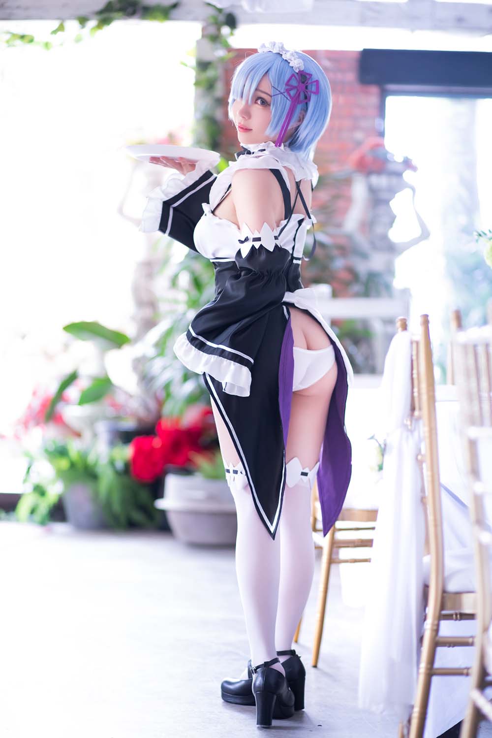千寻 – 蕾姆Rem Cosplay-第2张