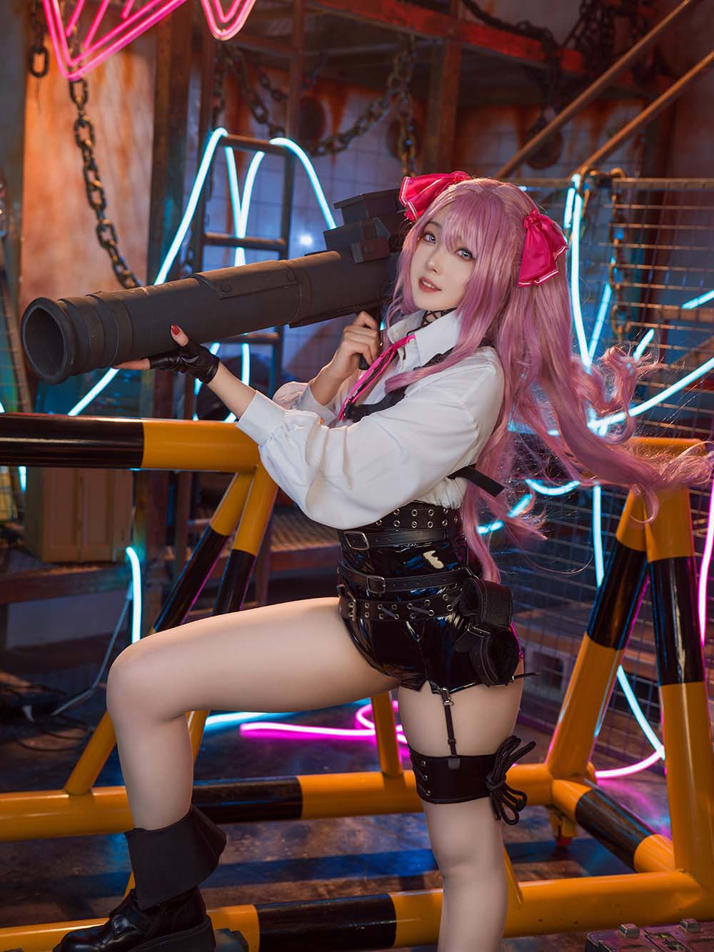 Natsuko夏夏子 & 秋和柯基 – 米哈拉&尤妮 Cosplay-第2张
