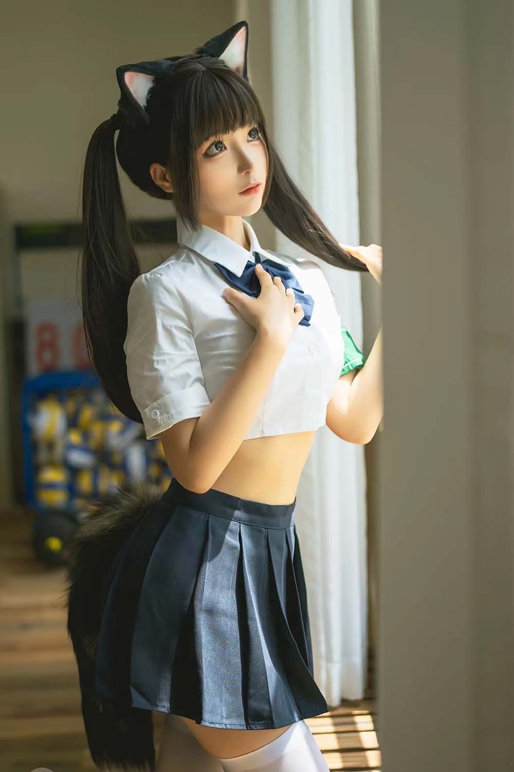 蠢沫沫 – 关于我学妹是个猫娘这件事 Cosplay-第2张