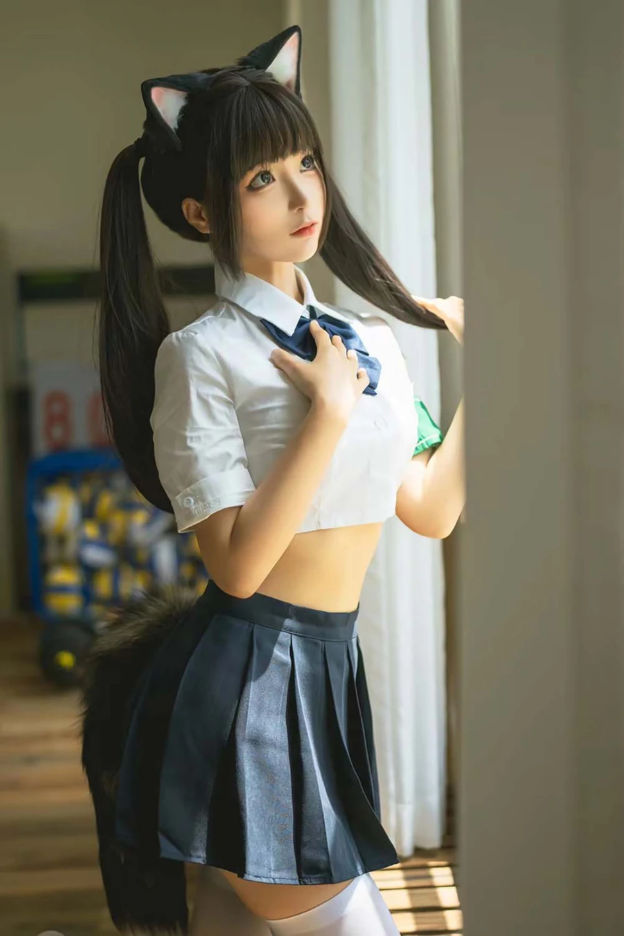 蠢沫沫 – 关于我学妹是个猫娘这件事 Cosplay-第2张