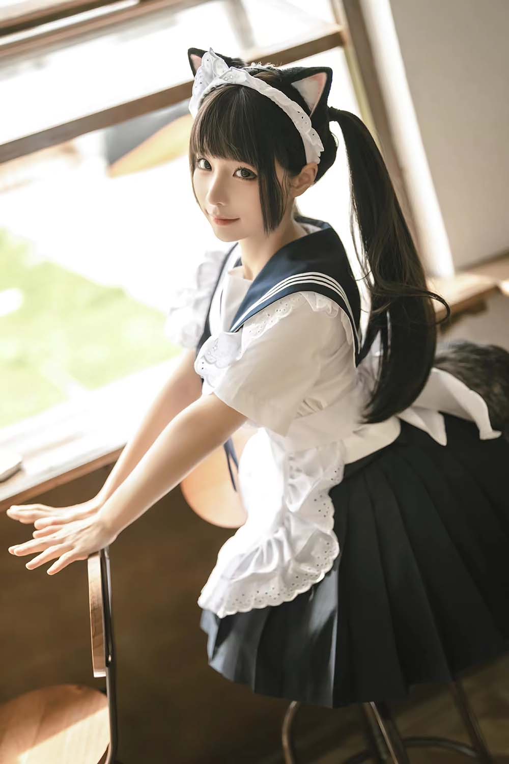 蠢沫沫 – 猫猫女仆 Cosplay-第1张