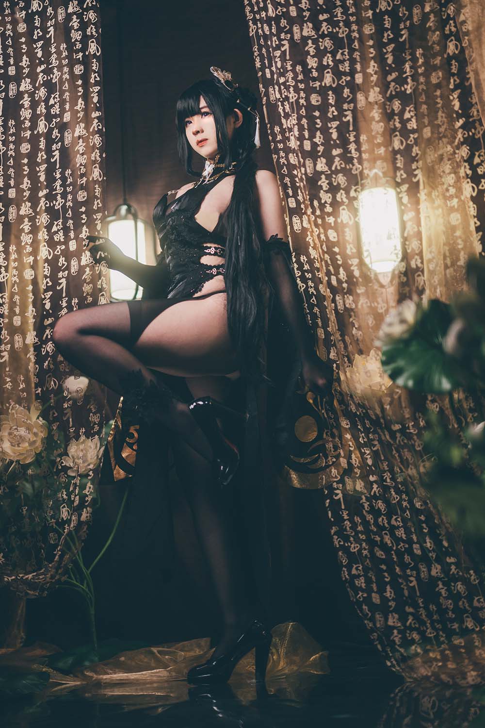 Hatori Sama – Chen Hai (Azur Lane) Cosplay-第1张